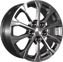 Khomen KHW1605 Gray-FP 5*110 6.5xR16 ET46 DIA63.3